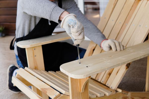 Patio Chair Assembly in Petaluma